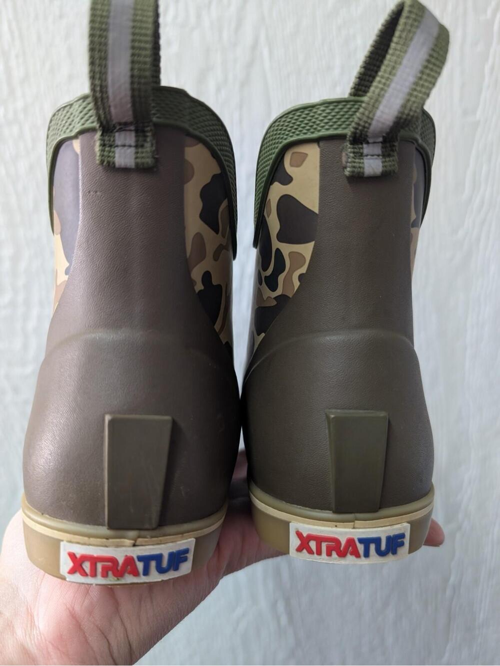 Xtratuf  Big Kid's Ankle Deck Rubber Boots Duck Camo Size 5 - Picture 7 of 9